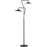 GALETTI - Staande lamp - Zwart - Metaal