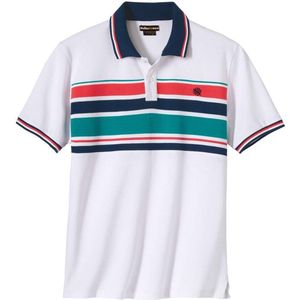 ATLAS FOR MEN - Sportieve polo van piquéstof - Heren - Verkrijgbaar in grote maten - L