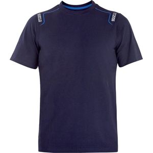 Sparco T-Shirt TRENTON - Marineblauw - Werk t-shirt met stretch Maat XL