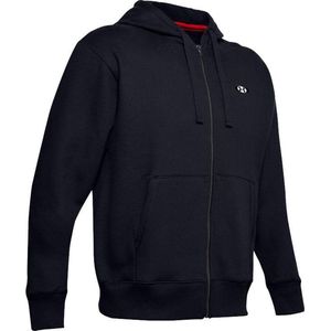 Under Armour Performance Originators Fleece Full Zip 1345588-001, Mannen, Zwart, Sporttrui casual maat: S EU
