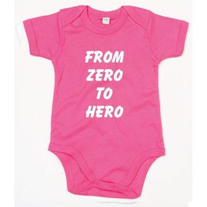 Rompertje From Zero To Hero-Fuchsia-3-6 Maanden