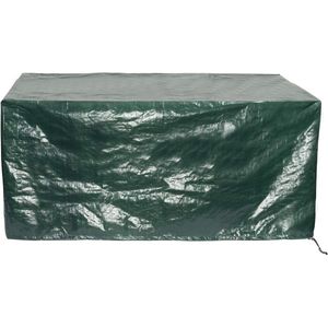 Tuinbeschermhoes stoffen zeildoek tuinmeubelen voor tuintafelhoes PE 180 x 120 x 70 cm groen