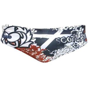 Turbo Scotland Zwemslip Wit 4XL Man