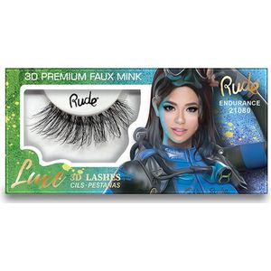 Rude Luxe - 3D Lashes - Premium Faux Mink - Nepwimpers - Endurance
