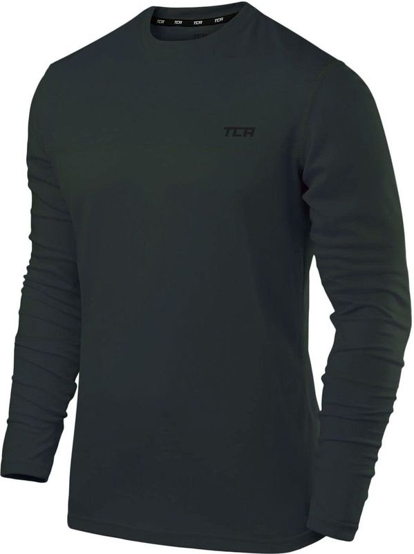 TCA - Element - Sportshirt - Donkergroen - Lange Mouw - Ademend