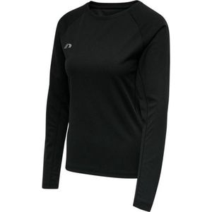 Newline Core Running LS Shirt Dames - zwart - maat S