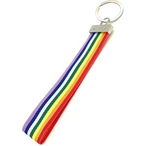 GoedeDoelen.Shop | Lanyard Sleutelhanger Rainbow | Regenboog Sleutelhanger | LGBTQ Sleutelhanger | Regenboog Tashanger | Pride Sleutelhanger | Regenboog Kleuren