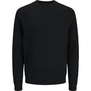 Jack & Jones - Jprblubarkley Knit Crew Neck - Gebreide Trui - Zwart