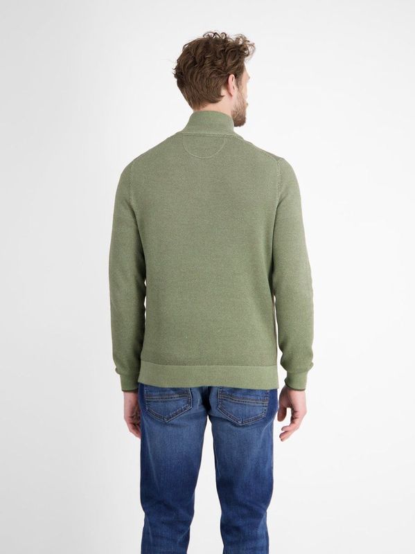 Lerros - Schipperstrui - Nordic Olive - Gebreide Troyer - Lange Mouwen