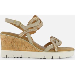 Tamaris Sandalen goud Synthetisch - Dames - Maat 42