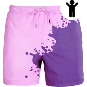 SEA'SONS - Zwembroek | Kleurveranderend | Kids | Purple-Pink