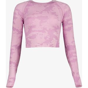 Osaga cropped dames sportshirt roze - Maat XL