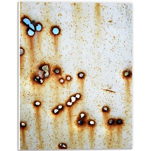 PVC Schuimplaat - Brandgaten in Doeken - 30x40 cm Foto op PVC Schuimplaat (Met Ophangsysteem)