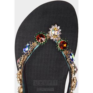 Uzurii Monroe zwart slippers dames (18.197.02)