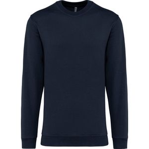 Sweater 'Crew Neck Sweatshirt' Kariban Collectie Basic+ 4XL - Navy Donkerblauw