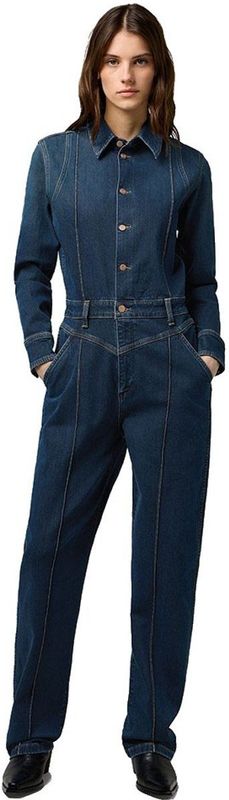 Wrangler - Western - Overall - Blauw - Regular Fit
