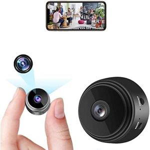 Spy Camera Wifi - Mini - Bewegingsdetectie - Draadloos - Zwart