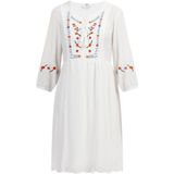 usha - FESTIVAL - Jurk - Viskose-Crêpe - Boho-Flair - V-Ausschnitt