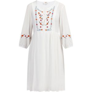 usha - FESTIVAL - Jurk - Viskose-Crêpe - Boho-Flair - V-Ausschnitt