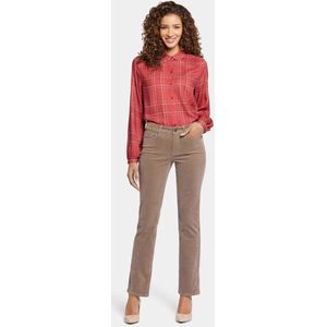 Marilyn Straight Corduroy Broek Lichtbruin