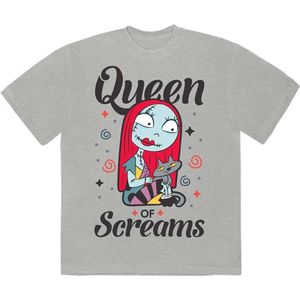Disney The Nightmare Before Christmas - Queen Of Screams Heren T-shirt - S - Grijs