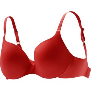 Royal Lounge Junky Royal Fit scarlet red padded bra scarlet red - voorgevormde bh Maat: 70B