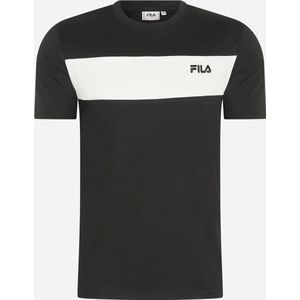 Fila Lankaran blocked tee - black bright white