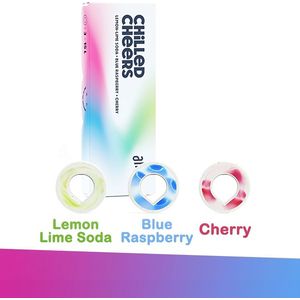 Air Up Pods - Chilled Cheers Proefpakket - 3 Smaken - 1x Cherry - 1x Blue Raspberry - 1x Lemon Lime Soda - pod - waterfles - geurwater