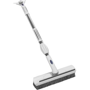Walser Sneeuwborstel 3in1 met ijskrabber en rubberen lip, robuuste ijskrabber, sneeuwbezem met telescopische steel 60-75 cm