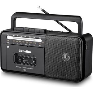 Cassettespeler - Bluetooth Boombox - Met Radio en USB-ondersteuning