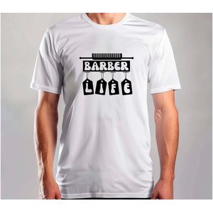 The Best Barber - T Shirt - Barber - BarberLife - Dad - Barbershop - Kapster - Kappertijd - KapperLeven - Kapperszaak
