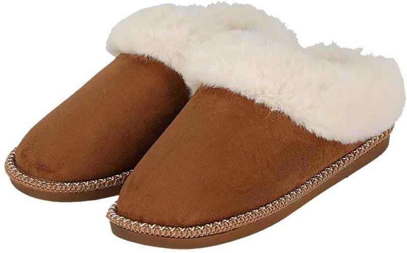 Apollo - Teddy Sloffen - Cognac - Instappers - Teddystof - Pantoffels