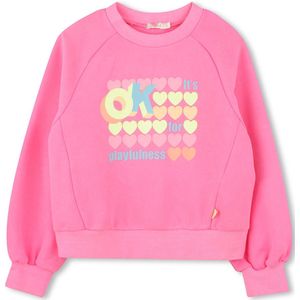 Billieblush - U21035 - Sweatshirt - Roze - 100% Katoen