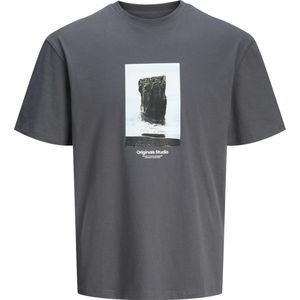 Jack & Jones T-shirt Jorvesterbro Picture Tee Ss Crew Ne 12250421 Iron Gate/aw24 Mannen Maat - XL