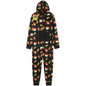 Heren Winters Pyjama, Eenvormig, Warme Onesie voor Mannen en Tieners