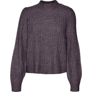 VERO MODA - VMELYA LS HIGHNECK PULLOVER GA BOO - Dames - Gebreide truien