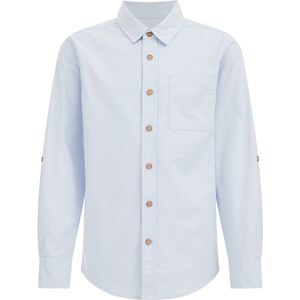 WE Fashion Overhemd Lichtblauw