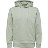 SELECTED HOMME WHITE SLHJACKSON HOOD SWEAT W NOOS  Trui - Maat L