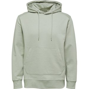 SELECTED HOMME WHITE SLHJACKSON HOOD SWEAT W NOOS  Trui - Maat L