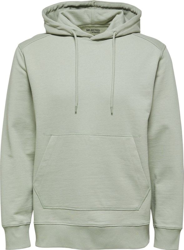 SELECTED HOMME WHITE SLHJACKSON HOOD SWEAT W NOOS  Trui - Maat L