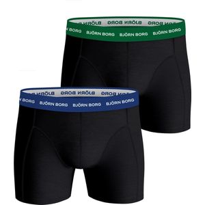 Björn Borg Cotton Stretch boxers - heren boxers normale lengte (2-pack) - multicolor - Maat: M