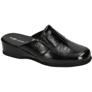 Rohde -Dames - zwart - pantoffels - maat 40