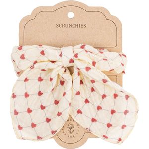 Mrs Ertha Scrunchies met strik - Lovely Roots