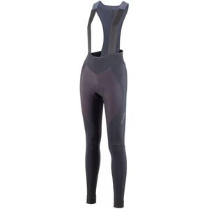 Nalini - RACE WR LADY BIB TIGHT - Fietsbroek Lang met Bretels - Zwart - Met Zeem