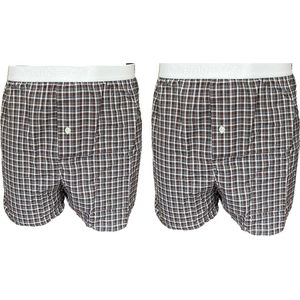 Embrator mannen Boxershorts 2-stuks geruit maat XL