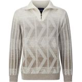 Babista - DALVINO - Trui - Beige - Troyerkraag - Rits