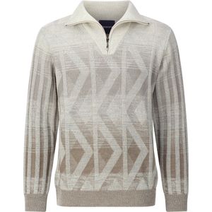 Babista - DALVINO - Trui - Beige - Troyerkraag - Rits