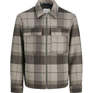 Jack & Jones - Jprccrussel Wool Blend Jacket - Jas - Brindle/check - Mannen