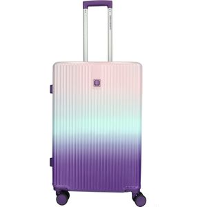 Enrico Benetti Havana Middelgrote Koffer - 65 cm - 73 liter - Expandable - TSA Slot - Paars Ombré