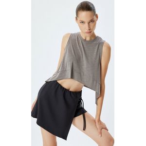 Ronde kraag Mouwloos Tanktop